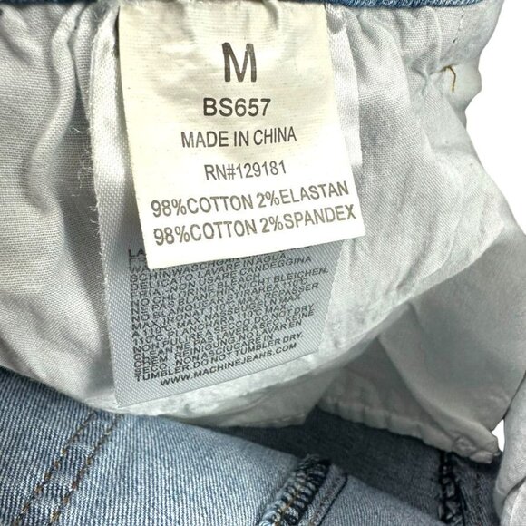 Machine Distressed Ripped Denim Skirt Size M - Picture 7 of 10